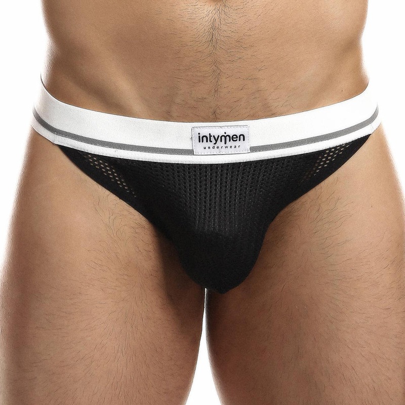 Intymen INK010 Mesh Jock String Small Black