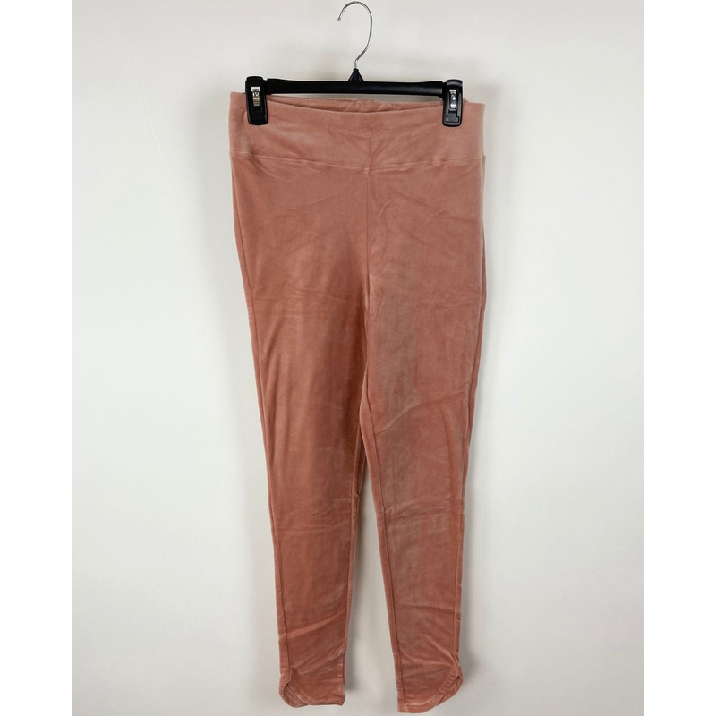 Pink Fleece Leggings – Medium Medium