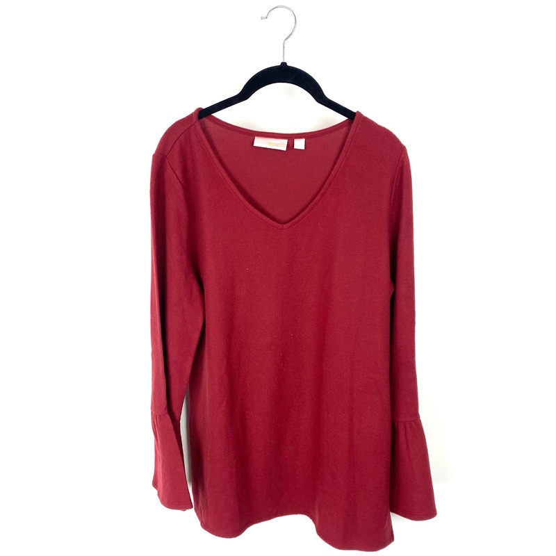 Red Bell Long Sleeve Top – Small/Medium