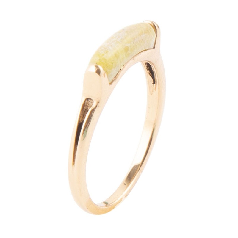 Stackable Green Aventurine Ring 7