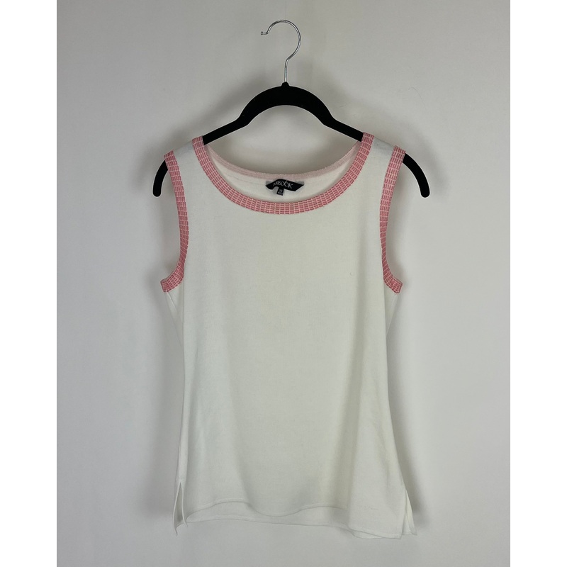 White and Pink Top – Size 4/6