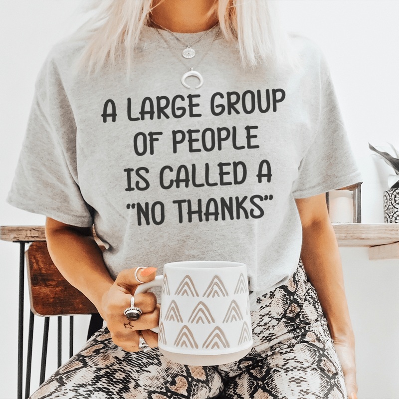 A Large Group Of People Tee Athletic Heather S