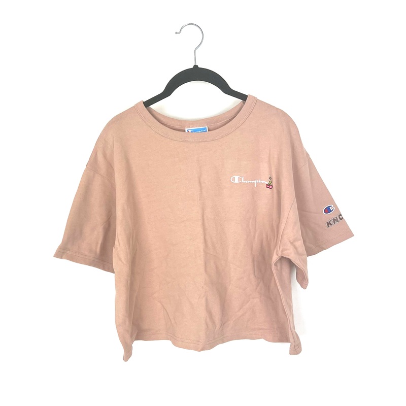 Blush Pink Cropped T-Shirt – Medium