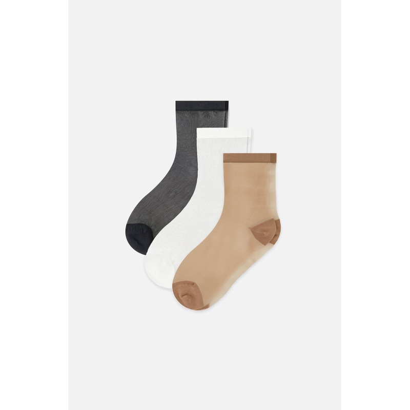 Fancy Mesh Sock in Essential (Pack) OS Essential 3-Pack