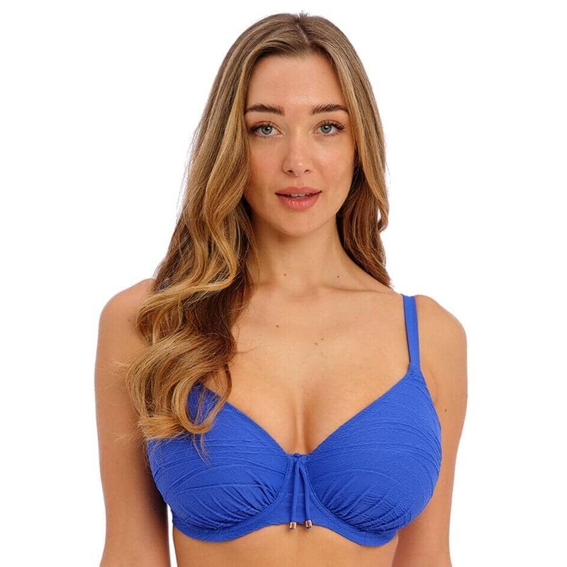 Fantasie Swim Beach Waves Underwire Gathered Full Cup Bikini Top – Ultramarine 30D