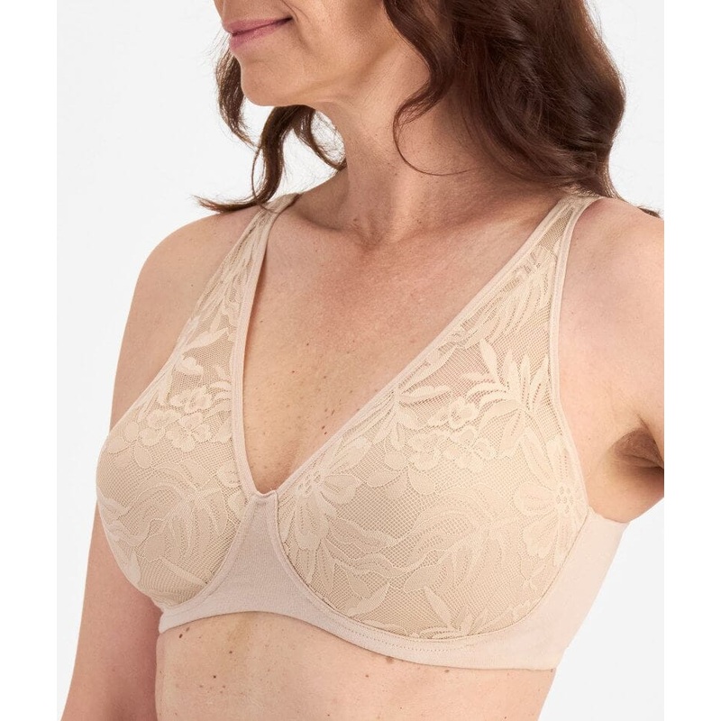 Playtex Ultralight Lace Wire-free Bra – Nude S