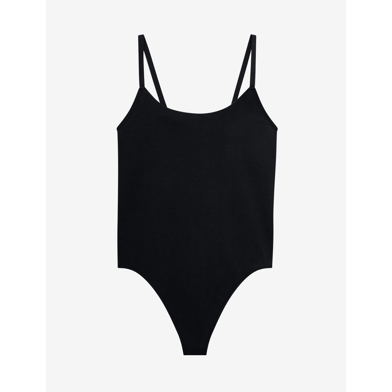 Seamless Cloud Cotton Bodysuit black XS