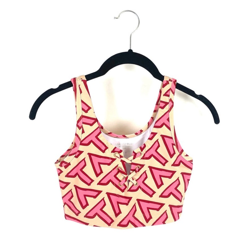 Tan Sports Bra – Extra Small and Small Extra Small (00-0)
