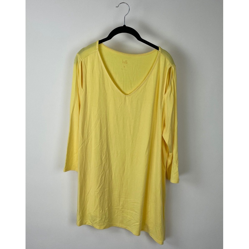 Bright Yellow Cut Out Top – Large/Extra Large