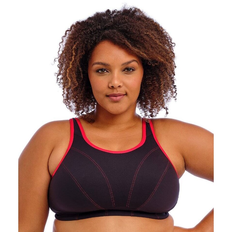 Goddess Sport Soft Cup Wire-free Sports Bra – Black 34C