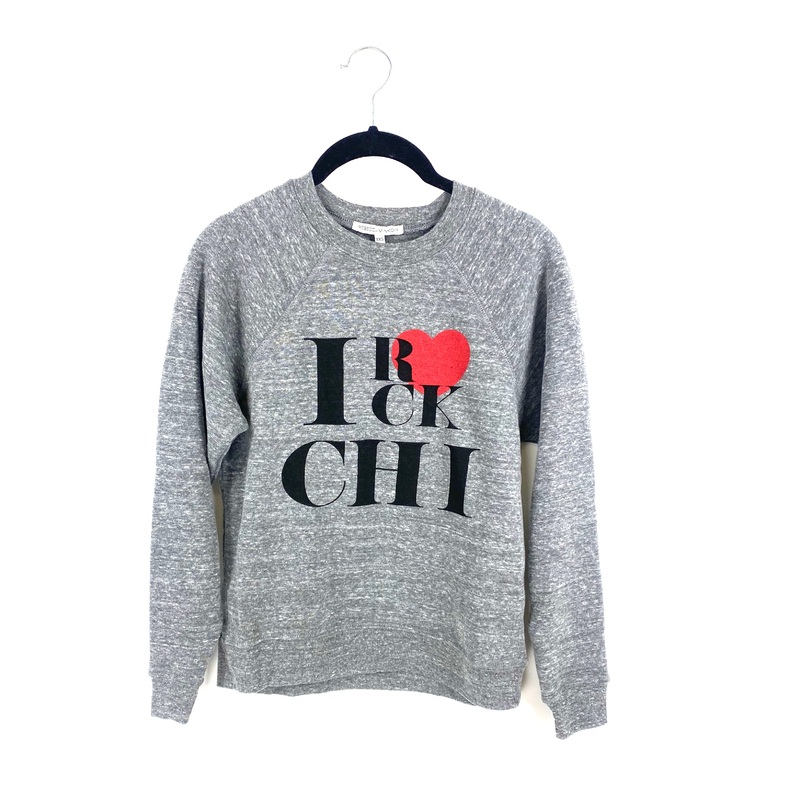 Gray and Black I Rock Chi Sweatshirt – XXS