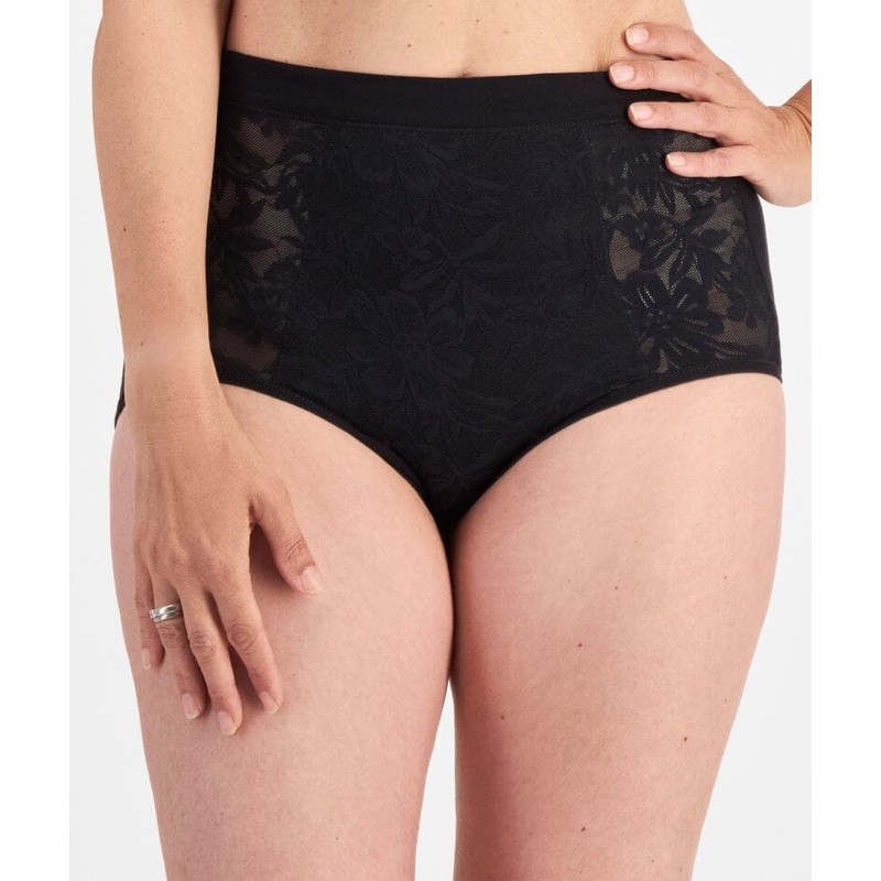 Playtex Ultralight Lace Full Brief – Black S