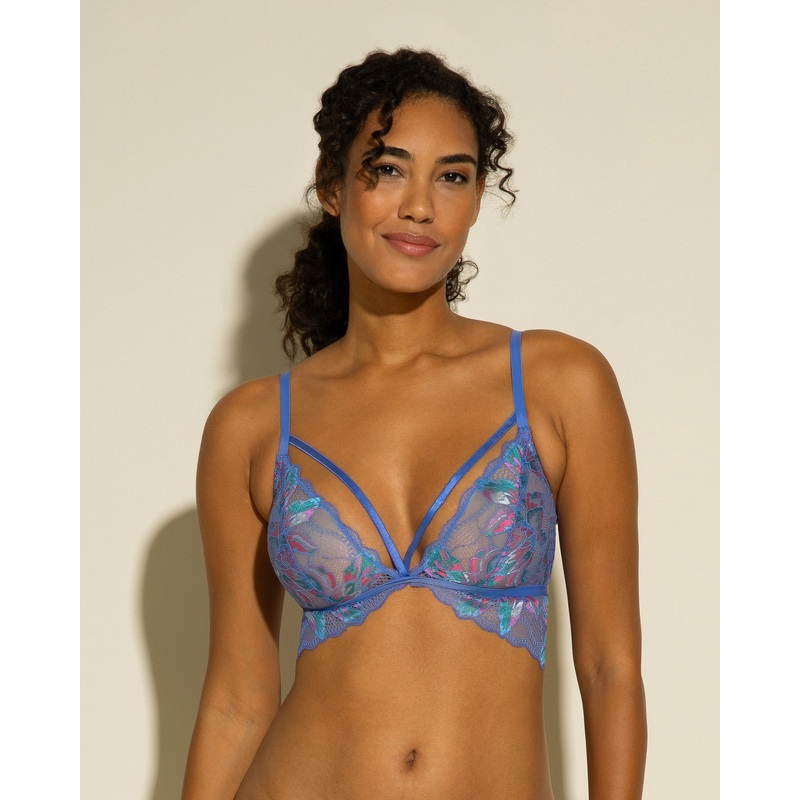 Triangle Bralette Portofino Blue S