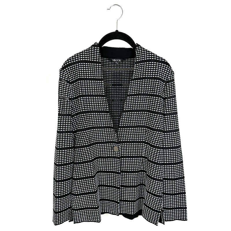 Black and Ice Blue Cardigan – Size 2/4