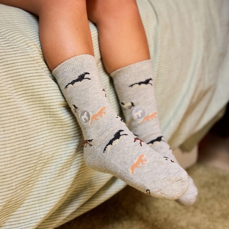 Conscious Step Crew Socks Small Socks that Save Horses