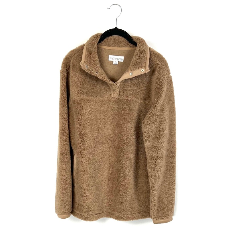 Light Brown Pullover with Side Pockets – Extra Small