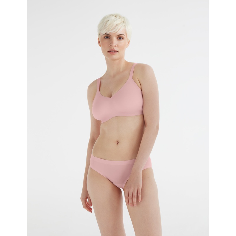 Light Leakproof No-Show Bikini (Rose Water) Rose Water XS