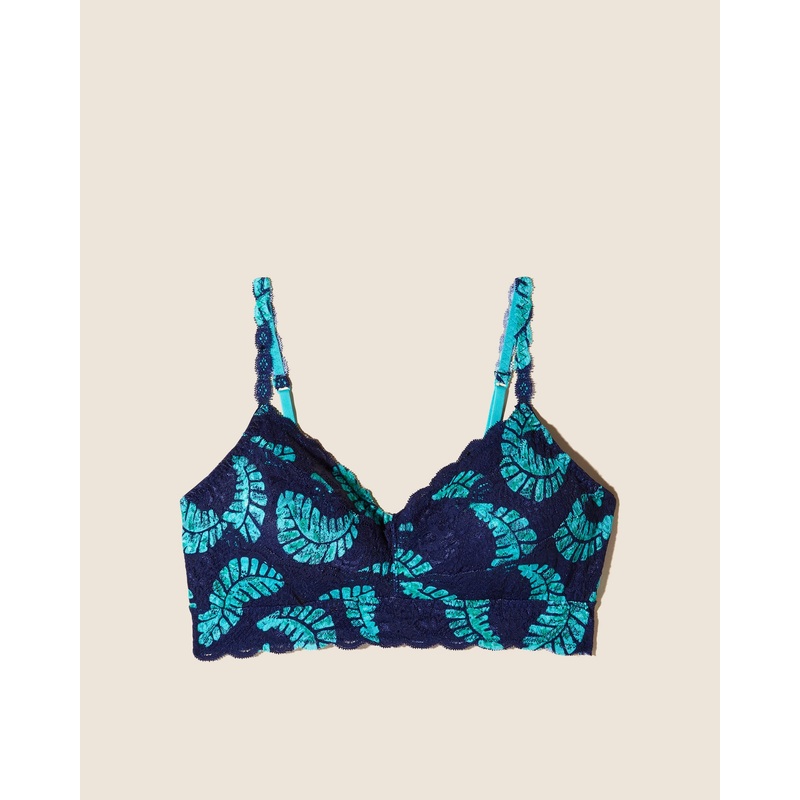 Beauty Sweetie Bralette Leaf/Bright Teal S