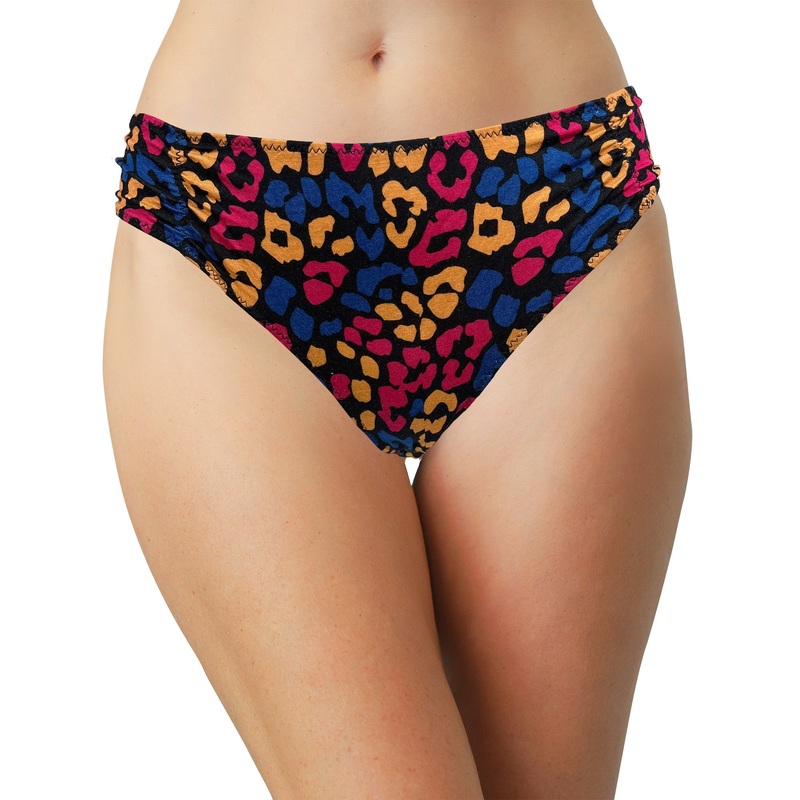 Colorful Leopard Print Modal Bikini S