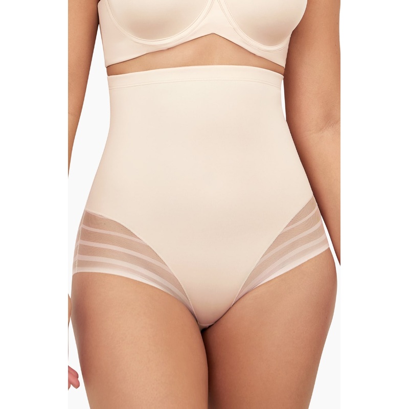 CURVEEZ High Waist Women’s Briefs Flawless Light Blush S
