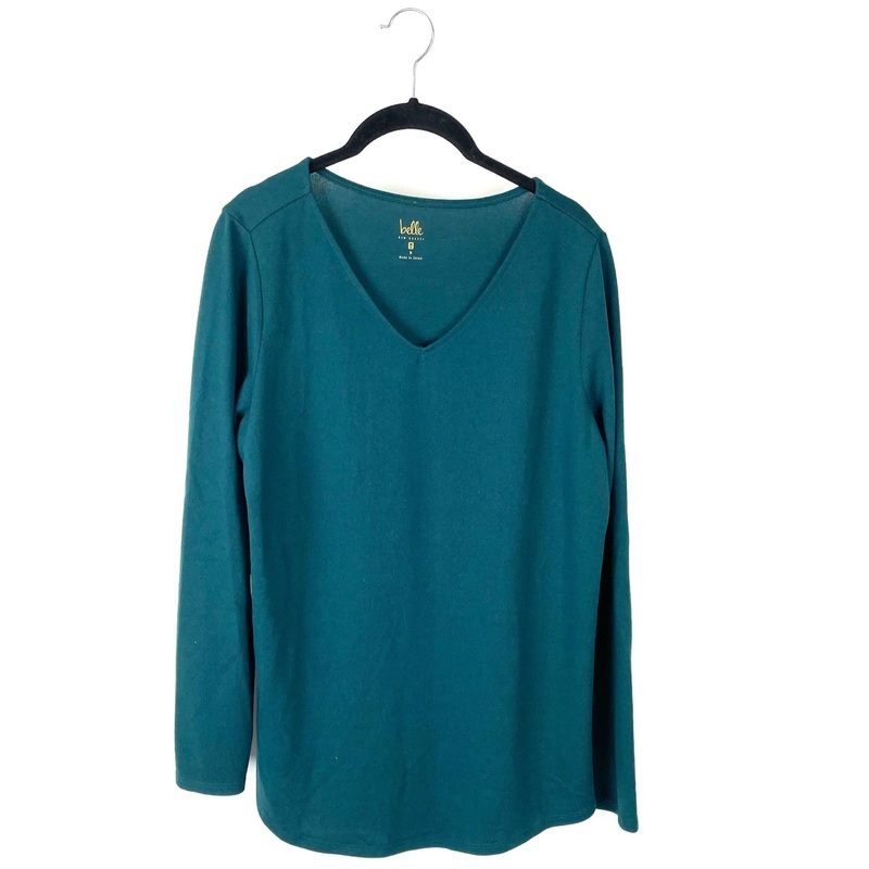 Emerald Green Long Sleeve Top – Small/Medium