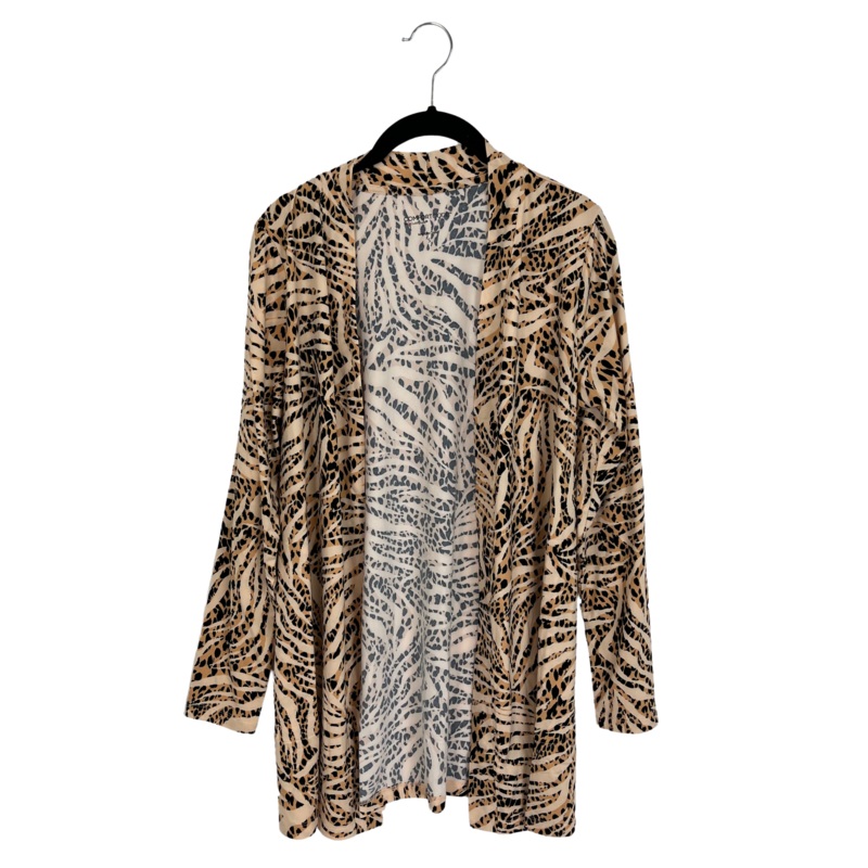 Leopard Print Cardigan – Size 4/6 And 6/8 Small (size 4/6)