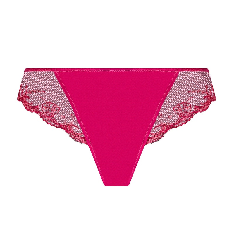 Splendeur Soie Carmin Bikini Carmin XS
