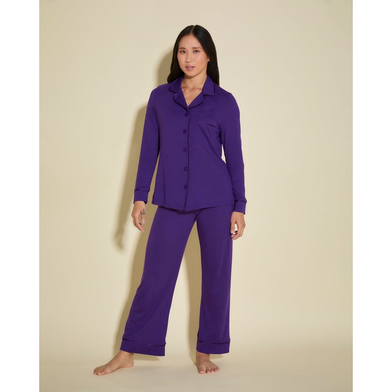 Conjunto De Pijama Petite Con Camisa De Manga Larga Y Pantalones Violette/Violette PS