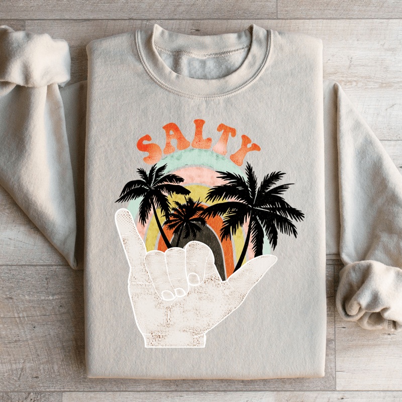 Salty Sweatshirt Black S