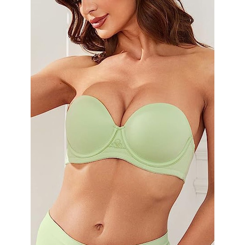Strapless Multi-way Contour Underwire Bra Light Green 32B/70B