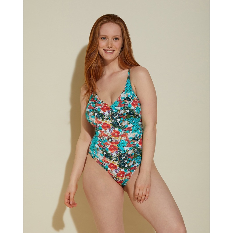 Baador Entero Con Tiras Curvy Zermatt Floral XS