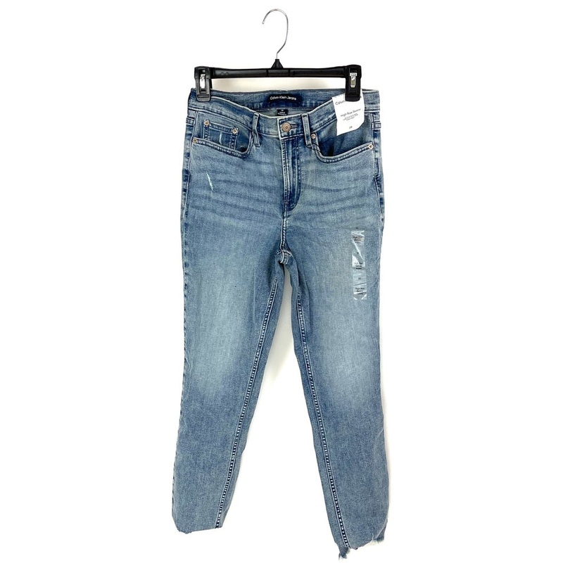 High Rise Skinny Ankle Light Wash Jeans – Size 28