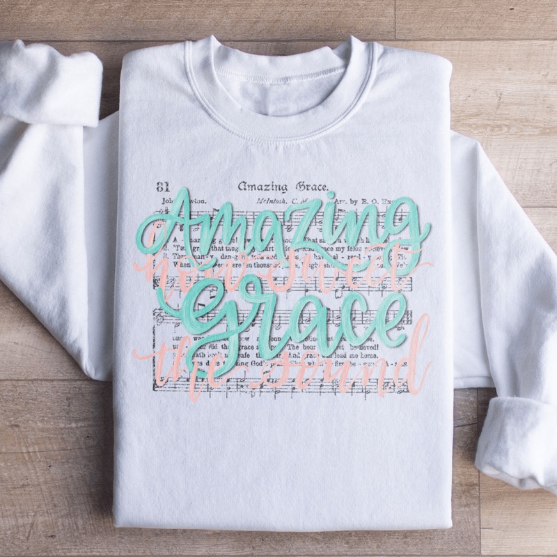 Amazing Grace Song Sweatshirt Black S