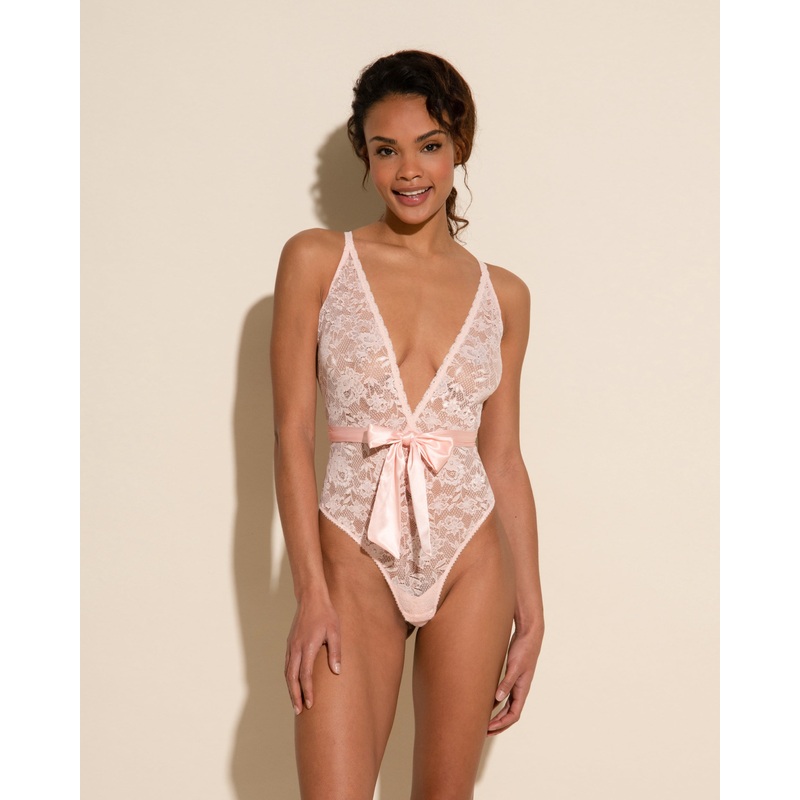 Body Col Plongeant Pink Lilly/Pink Lilly S