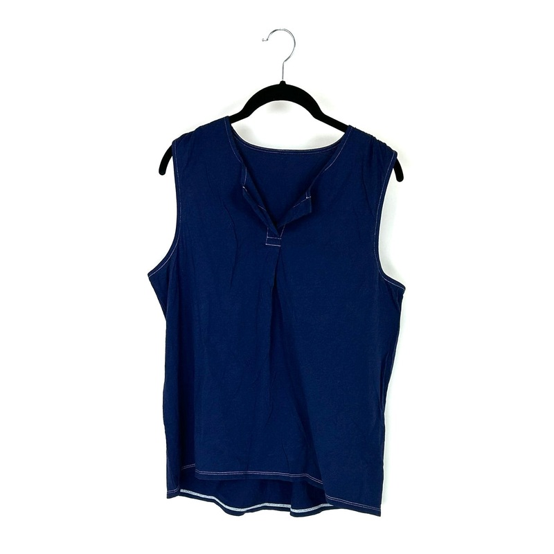 Navy Blue Sleeveless Top – Size 6/8