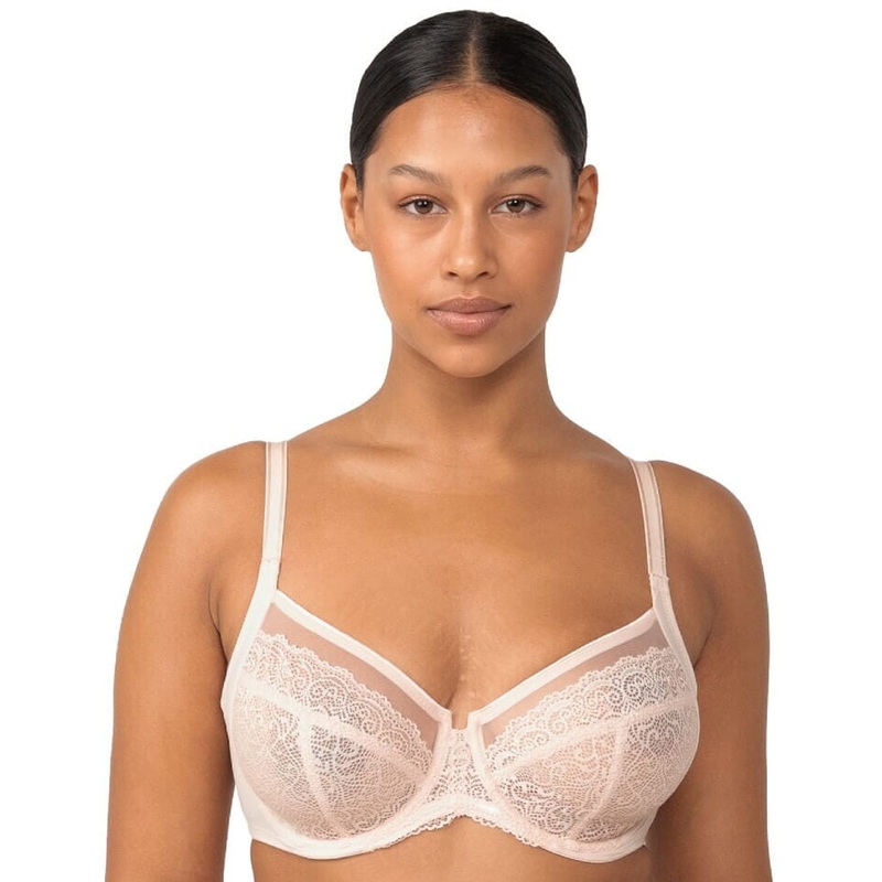 Triumph Sheer Balconette Bra – Nude Pink 32D