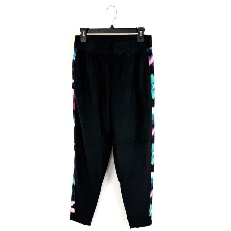 Black and Colorful Fleece Joggers – Size 4/6 and 10/12 Small (size 4/6)