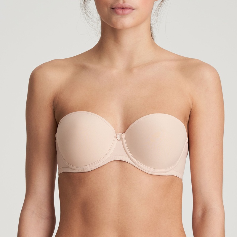 Tom Caffe Latte Padded Bra Strapless Caffe Latte 32A