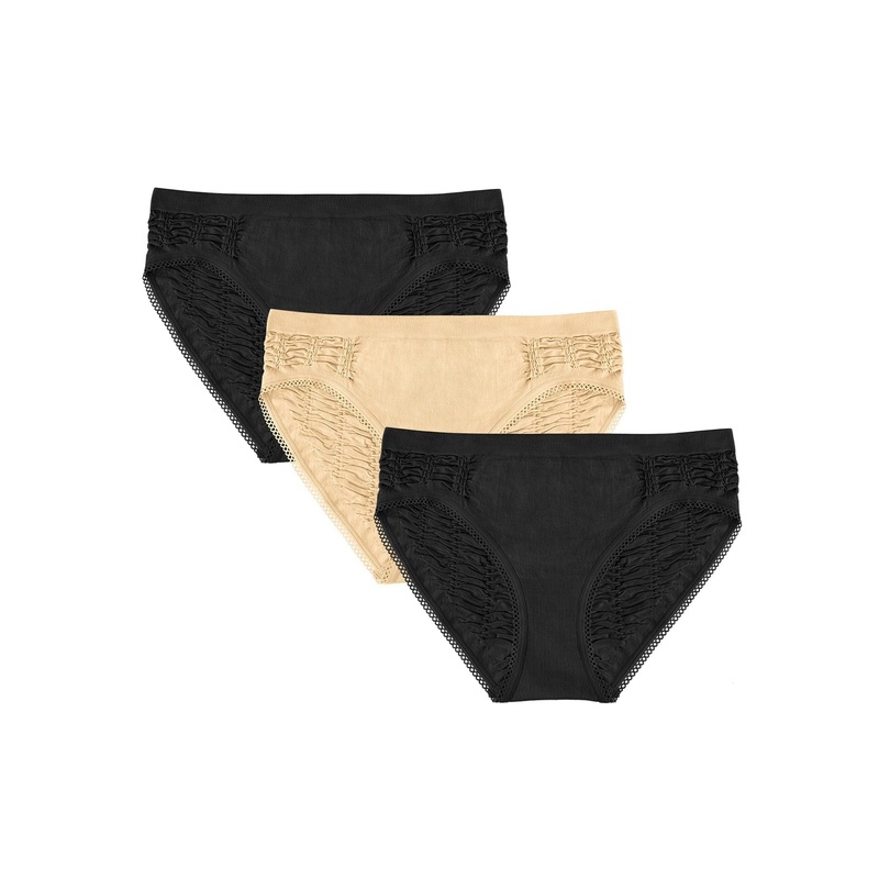 3 Pack Women Panties Comfort Hipster Panty Multicolor S