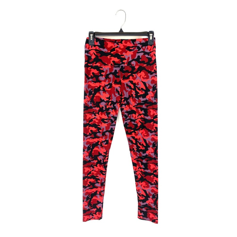 Red Camouflage Leggings – Small/Medium