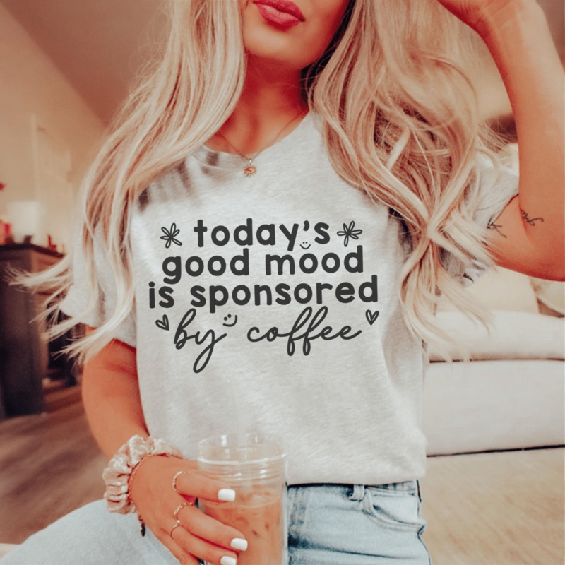 Today’s Good Mood Tee Athletic Heather S
