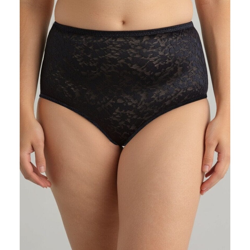 Underbliss Lace Full Brief – Black M-3XL (One size fits most)