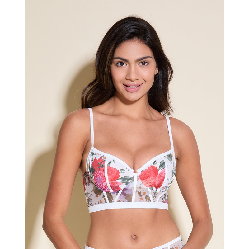 Underwire Balconette Longline Peony 32B