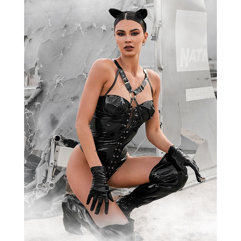 2pc Feline Fatale Small Black