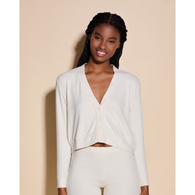 Cardigan Raccourci Boxy Vanilla XS