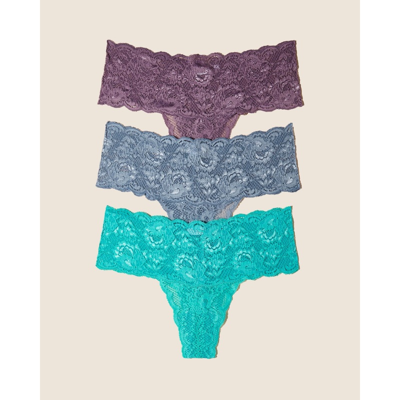 Comfie Thong 3 Pack Andaman Sea Blue Diamond Himalyan Sky S/M
