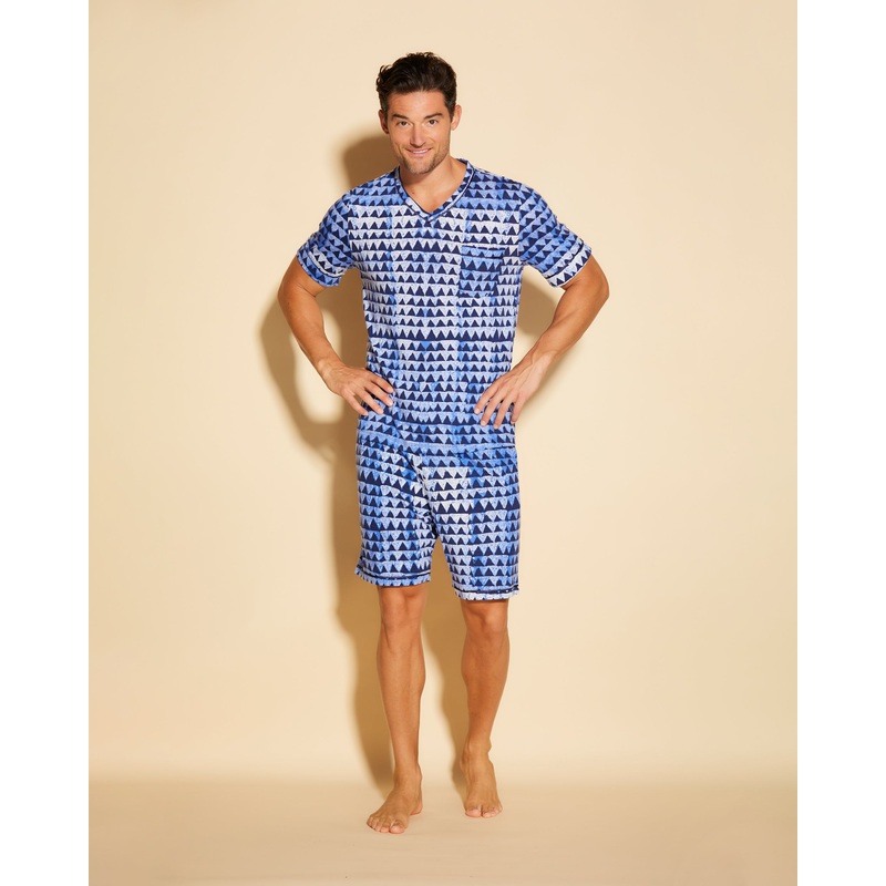 Pigiama Da Uomo Con Top  Maniche Corte E Pantaloncini Mini Jazzy Jeff S