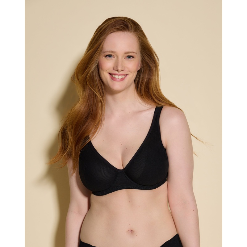 Side Support Bra Black 30C