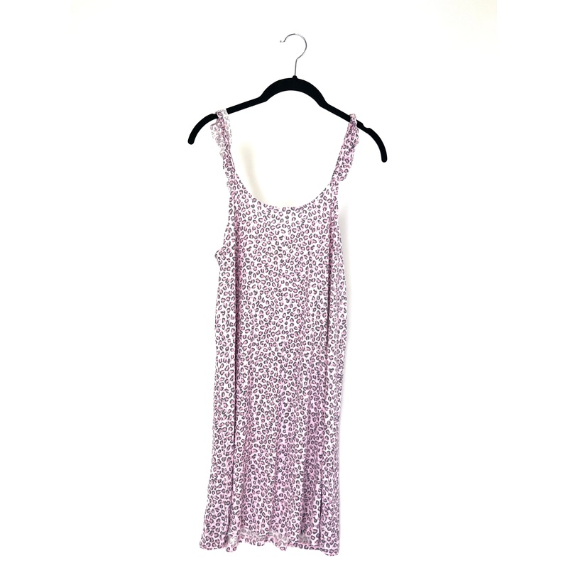 Strappy Pink Leopard Nightgown – Size 2-4