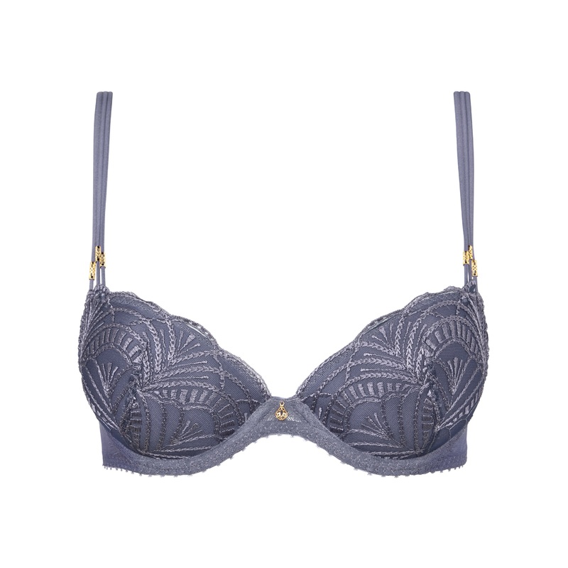 Vibes Denim Padded Bra Denim 32A